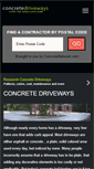 Mobile Screenshot of concrete-driveway.org