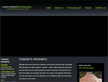 Tablet Screenshot of concrete-driveway.org